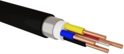 Surfix 4MM 4 Core With Earth Cable Black- Sold Per Metre Designed For Various Electrical Applications 4MM 4 Core + Earth Voltage Rating