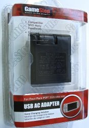USB Ac Adapter For The Sony Psp