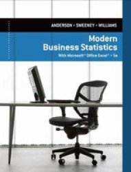 Modern Business Statistics With Microsoft Excel Hardcover 5th Revised Edition