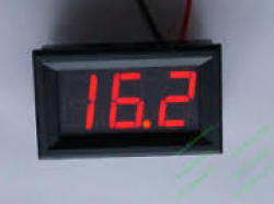 Voltmeter Digital Red 0-100v Dc