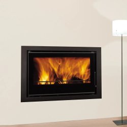 C&a Cristal 98 - Built-In Fireplace 9-15KW - 100MM Glass Frame