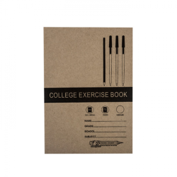 College Exercise Books Unruled 72 Page A4 Pack Of 20