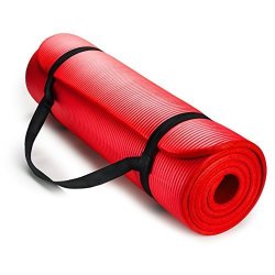HemingWeigh Yoga Mat Thick, 1 Inch Non Slip for 1 Inch, Black