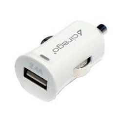 Cirago Super Car Charger W 2.4A Boost For All Phones ipads - White