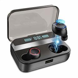 Bluefire Wireless Earbuds Tws Bluetooth 5.0 Earbuds IPX7 Waterproof True Wireless Earbuds Touch Control Bluetooth Stereo Earphones With 4000MAH Charging Case & Built In