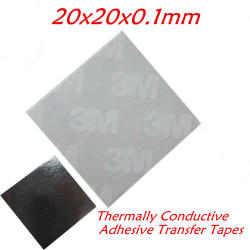 Thermal Tape Conductive Adhesive Double Sided 20mm Square