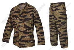 Us Army Vietnam War Tiger Stripe Uniform Full Set --- Size 2x-large Jacket + Pants