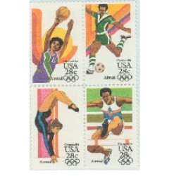 Usa 1984 Sport Olympics Complete Unmounted Mint Block