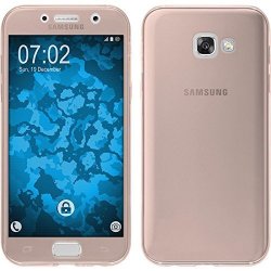 Silicone Case For Samsung Galaxy A7 2017 - 360 Fullbody Pink - Cover Phonenatic Case