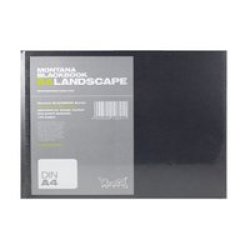 Sketchbook Black 120GSM Landscape A4
