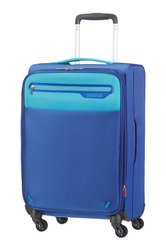 American Tourister Lightway 55cm Expandable Cabin Spinner Blue