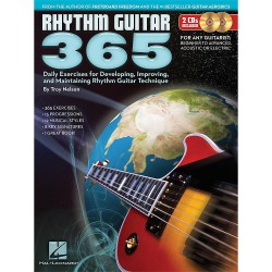 Hal Leonard Rhythm Guitar 365 - Daily Exercises Book cd