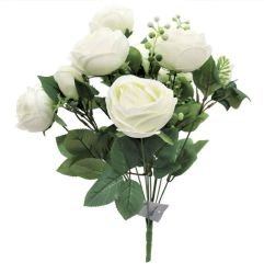 Artificial Roses Flowers With 10 Heads For Flower Arrangement