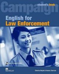 English for Law Enforcement: Student Book with CD-ROM