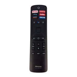 Oem Hisense ERF3A69 Smart Tv Voice Command Remote Control With Netflix Google Play Sling Youtube Fandango Now Tikilive Buttons For 55H9100E 55H9100EPLUS 655H9100E 65H9100EPLUS
