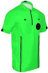 New 2018 Soccer Referee Jersey 2018 Green Adult Medium