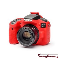 - Canon 90D Dslr - Pro Silicone Case - Red ECC90DR