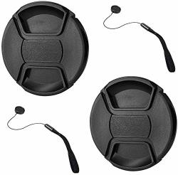 Gaoag 2 Pack 95MM Center Pinch Lens Cap For Nikon Canon Sony Dslr Compatible With Tamron Sp 150-600MM Nikon Af-s Nikkor 200-500MM And Other