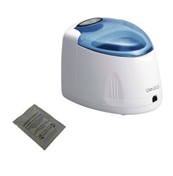 ISonic F3900-CE Ultrasonic Denture retainer Cleaner 220V 21W Plastic Stainless Steel Electronics White And Blue