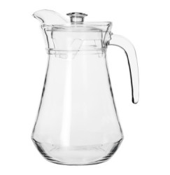 1.3 L Catering Glass Jug With Clear Lid