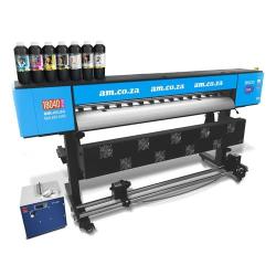 Fastcolour One 1800MM Printing Area Roll-to-roll Uv Ink Large Format Printer Two Epson XP600 Printheads Sai Flexiprint Software 5L Of Cmyk White Uv Ink Cleaner