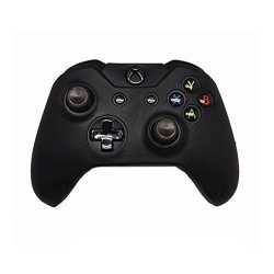 Fullfun Silicone Skin Protective Cover For Xbox One Wireless Controller Black