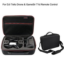 Drone Suitcase Kasien Shoulder Bag Case Box Protector For Dji Tello Drone & Gamesir T1D Remote Control