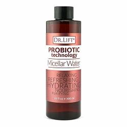 Dr. Lift Probiotic Micellar Water 10 Oz Relaxing Hydrating Refreshing