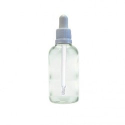 30ML Clear Glass Aromatherapy Bottle With Pipette - White 18 78