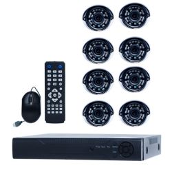 Full Cctv Security Recording System - 8 Channel camera