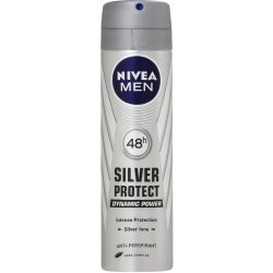 Nivea Men Anti-perspirant Deodorant Aerosol 150ml Spray Protect Silver