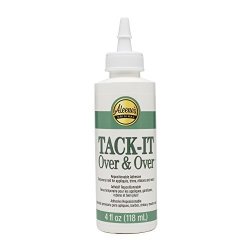 Aleene's Tack-it Over & Over Liquid Glue 4OZ