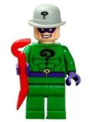 LEGO DC Comics Super Heores Minifigure The Riddler With Crowbar
