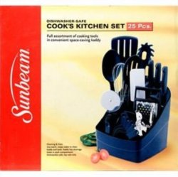 Sunbeam 25-PIECE Cook's Tool Set Black