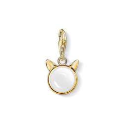Charm Pendant Cats Ears Gold