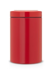 Brabantia Window Lid Canister 1.4l Passion Red