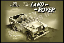 A144 - Land Rover - Go Anywhere - Magnet