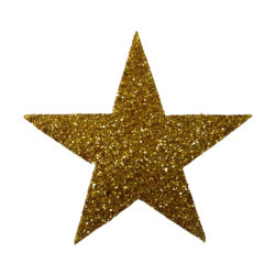 Polystyrene Gold Star - 15CM