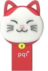Connect 303 Lucky Cat 16GB USB 3.0 MICRO USB Dual Flash Drive - Red