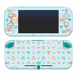 Controller Gear Authentic And Officially Licensed Animal Crossing: New Horizons - Outdoor Pattern - Nintendo Switch Lite Skin - Nintendo Switch