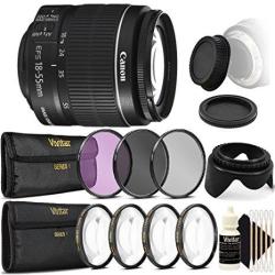 Canon Ef-s 18-55MM F 3.5-5.6 Is II Lens With 3PC Filter Ultimate Accessory Kit For Canon Eos 550D 500D 450D 400D