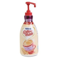13799 Coffee-mate Liquid Pump Bottle - Sweetened Original Flavor - 1.59 Quart - 1EACH - 400 Serving