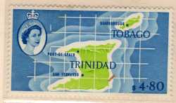 Trinidad + Tobago 1960 Defin $4 80 Lmm. Sg 297. Cat 22 Pounds.
