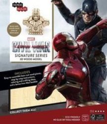 Incredibuilds: Marvel& 39 S Captain America: Civil War: Iron Man Signature Series 3d Wood Model Paperback