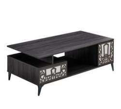 Coffee Table Side Reception Table With Storage Cabinet Drawer