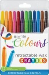 Colours Retractable Wax Crayons Pack Of 12 Box Of 6 Packs