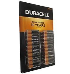 DURACELL AA MN1500 Batteries 40 Count Gift Included
