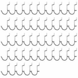 Pegboard Hook J Style NEW168 Pegs For 1 8" Holes Pegboard Tool Organizer Metal 45PCS
