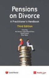 Pensions On Divorce: A Practitioner& 39 S Handbook Third Edition Paperback 3RD Edition