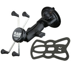 RAM Mounts Large Phone Mount With Suction Cup Base For Windscreen Mounting